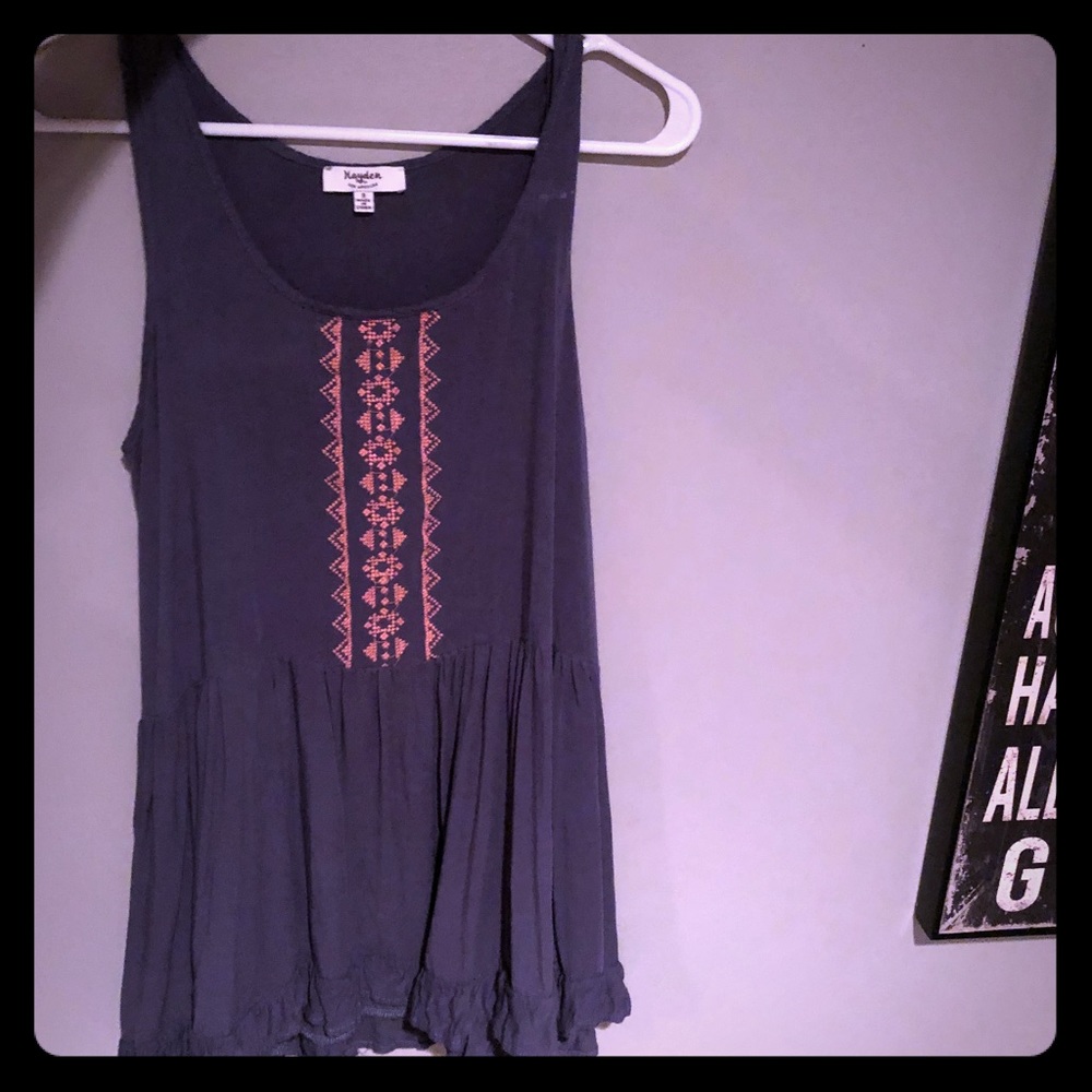 Embroidered top!